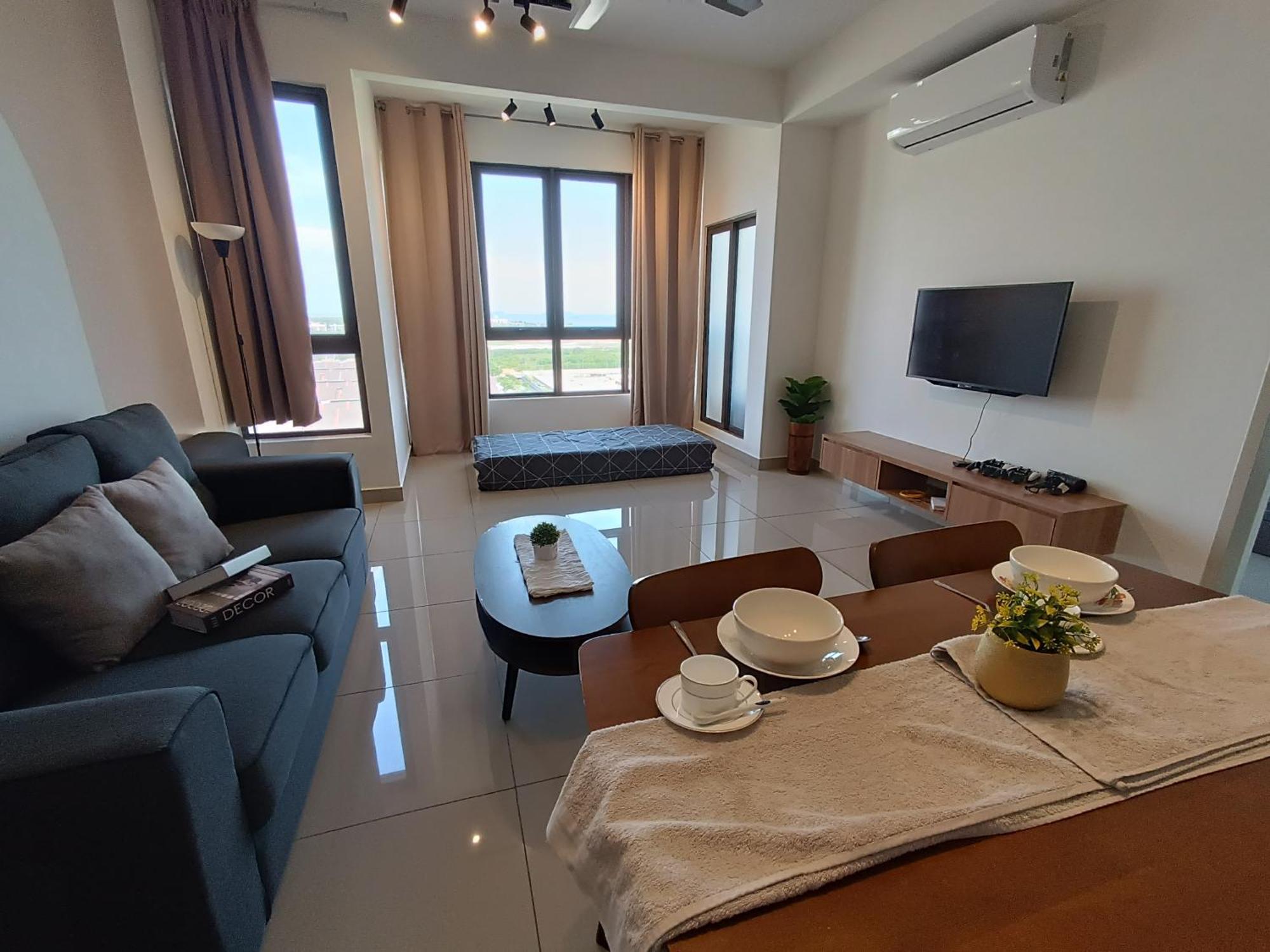Apartment Baliresidenc Sea View 2-6 Pax Waterpark Netflix 5minjonker *